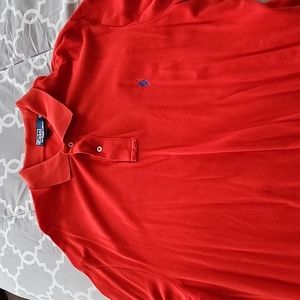 Orange Ralph Lauren Polo Shirt Size XLT